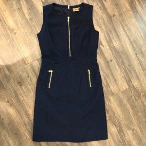 Navy Tory Burch Mariel Sheath Dress Size 8